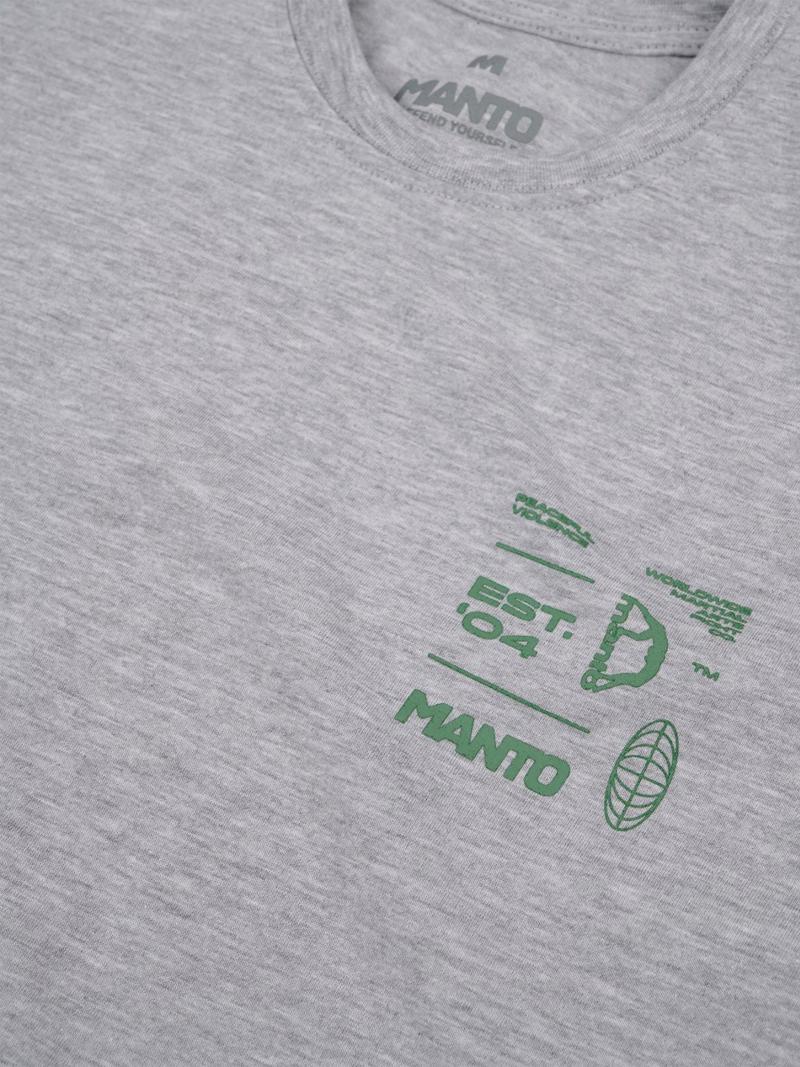 MANTO ahead t-shirt- grey
